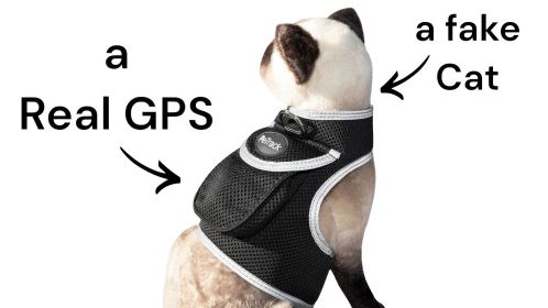 Best Pet Tracker Pet Tracker Waterproof Rechargeable GSM GPS Pet Location Size:L