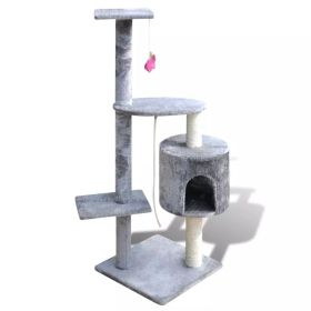 Cat Tree Cat Scratching Post 45 inch 1 Condo Gray