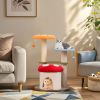 1PC 35 Inch Tall Cat Tower with Sisal Scratching Posts Cat Condo and Padded Platforms