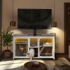 Multi-Functional Wooden Cat Villa TV Stand â€“ Stylish Cat House & Entertainment Center