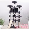 Cat Tree 67 Inch Multi-Level Large Tall Cat Tower with 3 Plush Top Perches,4 Sisal Scratching Post Cat Condo Play House Kitty Activity Center